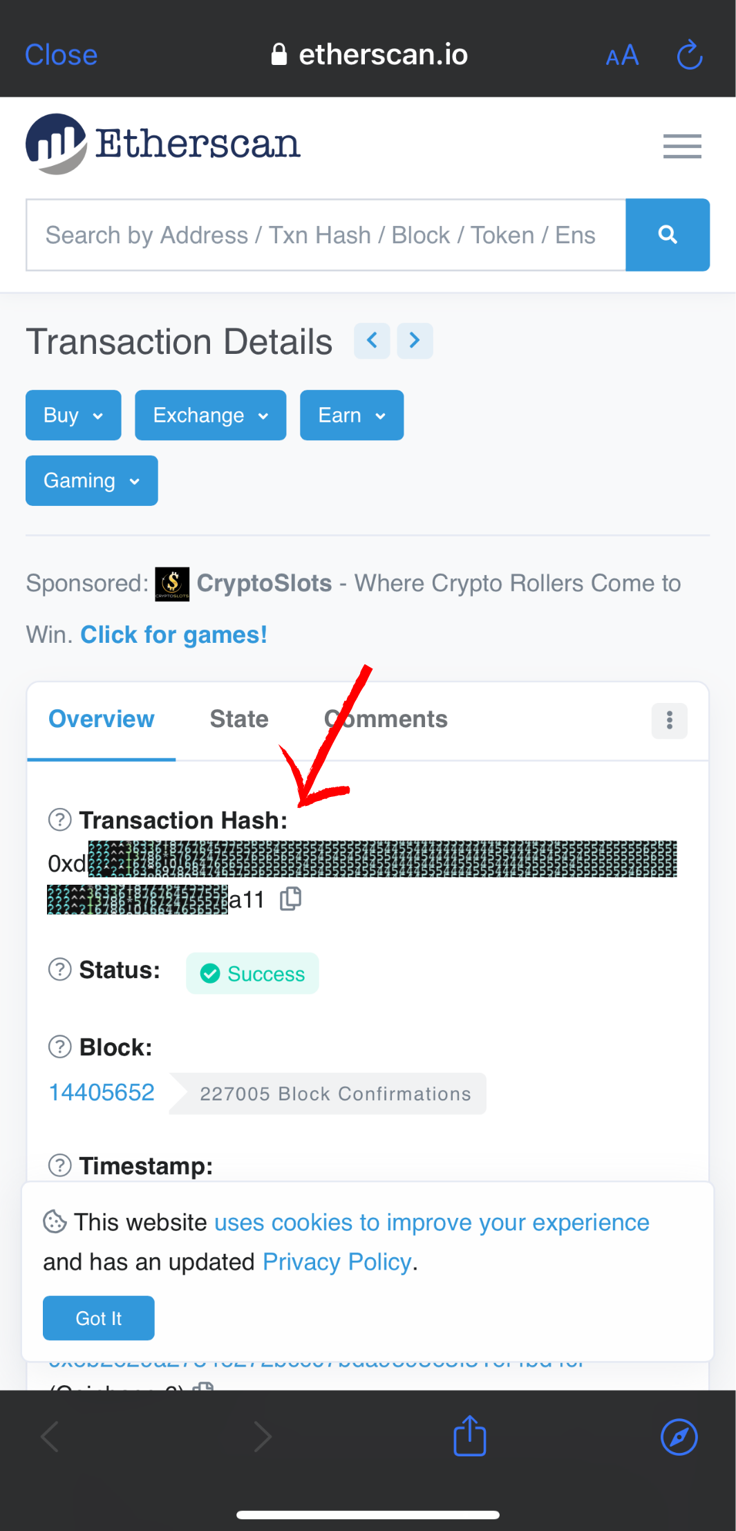 CoinbaseTrxHash3.PNG